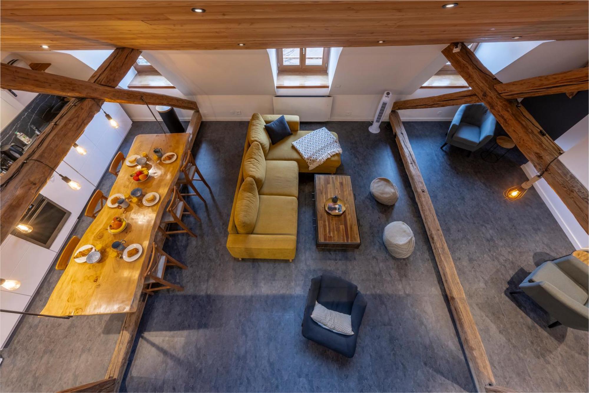 Superbe Loft - Situ Sur La Place Centrale 巴斯洛内特 外观 照片