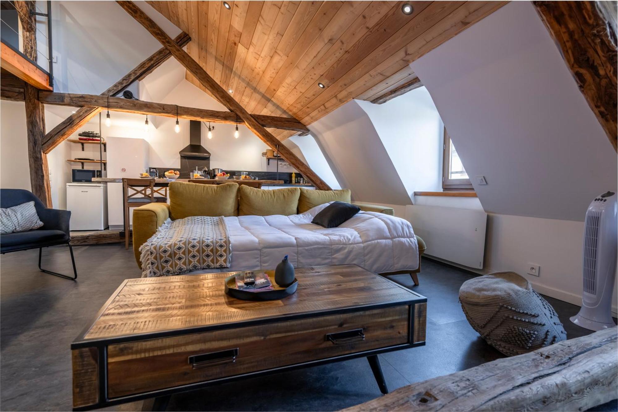 Superbe Loft - Situ Sur La Place Centrale 巴斯洛内特 外观 照片
