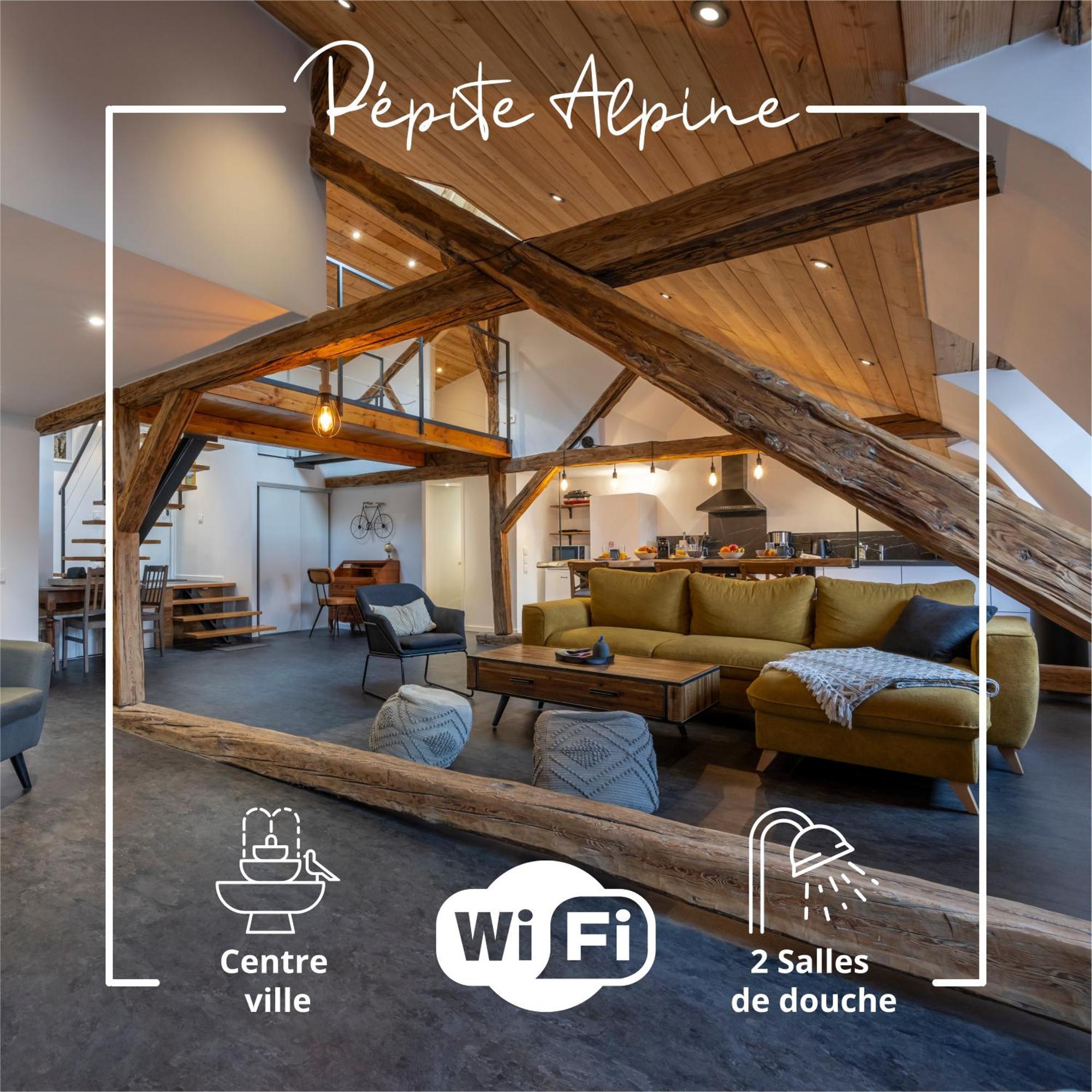 Superbe Loft - Situ Sur La Place Centrale 巴斯洛内特 外观 照片